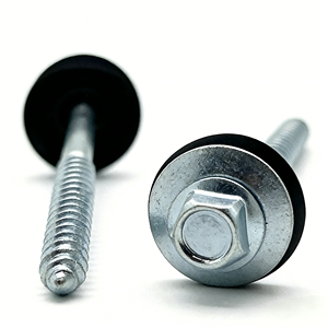 <span class=keywords><strong>Vis</strong></span> autoperceuse à tête <span class=keywords><strong>hexagonale</strong></span> zinguée pour toiture M3.5 x 40 mm, norme ISO, <span class=keywords><strong>vis</strong></span> métal-bois avec rondelle EPDM C1022 métrique - Product Image 3