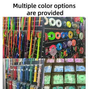 Waterproof <strong>PVC</strong> <strong>Dog</strong> Collar And <strong>Leash</strong> Set, Heavy Duty Adjustable Pet <strong>Leash</strong>, Easy To Clean For Outdoor Walking Training - Product Image 4