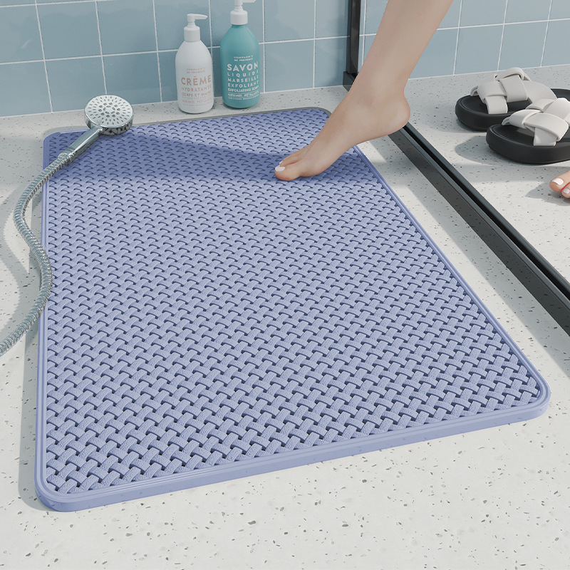 Shower mat - woven beige