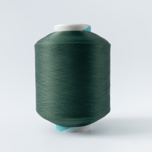 Hilo Textil Teñido de Alta Resistencia con Bajo MOQ, Hilo de Poliéster 2075 3075 4075 con Spandex de Una Sola Capa (SCY) para Tejer Calcetines - Product Image 1