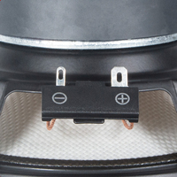GMINJOO Kit de 9 Haut-parleurs de Voiture Composants 6,5 Pouces 60W RMS 4 Ohms 90dB avec Boîtier Métallique et Crossover Audio Bidirectionnel – Aucun Amplificateur Requis