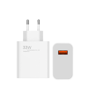 อะแดปเตอร์ชาร์จเร็ว 33W USB Super Fast Charger หัวปลั๊กแบบ US EU รองรับ QC4.0 พร้อมสาย Type C 6A สำหรับ <span class=keywords><strong>Xiaomi</strong></span> <span class=keywords><strong>12</strong></span> 11 <span class=keywords><strong>Ultra</strong></span> 10 <span class=keywords><strong>Pro</strong></span> Redmi - Product Image 1