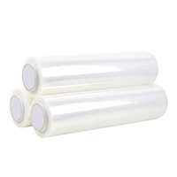 Petit rouleau de film plastique PVC pour légumes et fruits avec un film adhérent à forte auto-adhérence