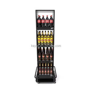 Présentoir à <span class=keywords><strong>vin</strong></span> et boissons personnalisé, moderne, sur pied, 4 cubes, écologique, pour la vente au détail - Product Image 3