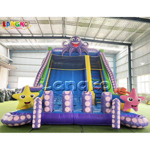 Toboggan Gonflable Thème <span class=keywords><strong>Mer</strong></span> Profonde, Château Gonflable Aquatique, Toboggan Aquatique Extérieur Amusant pour Fêtes d'Enfants - Vente Chaude - Product Image 2