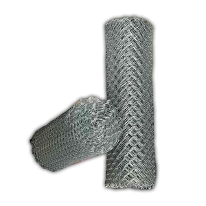 Clôture en treillis soudé PVC galvanisé à chaud pour autoroute, type <span class=keywords><strong>Uptown</strong></span>, avec mailles losangées et grillage cyclone tissé - Product Image 1