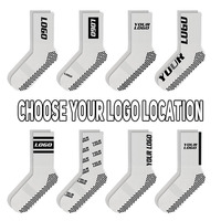 Chaussettes de Pilates personnalisées à faible MOQ avec logo, chaussettes de ballet en coton antidérapantes avec grip en silicone, chaussettes de Pilates sur mesure