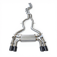 Système d'échappement Cat-Back avec valve et tube long pour BMW M2 CS F87 S55 3.0T 2020