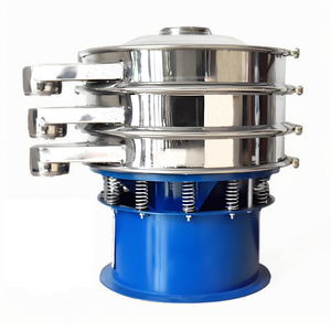 2 Layers Rotary Vibrating Screen Stainless Steel Motorized High Efficiency <strong>Fine</strong> Vibration <strong>Sieve</strong> Industrial Coffee Sieving - Product Image 3
