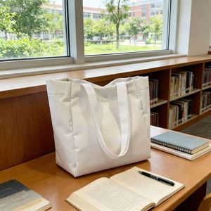 <b>Large</b> Capacity Solid Canvas Tote Single Shoulder Shopping for Grocery Reusable Oversized <b>Bag</b> - Product Image 4