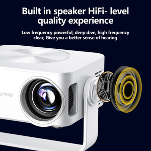 Máy chiếu YDH-HY300 Art 4K bán chạy, 500 lumens, Wifi 6, tương thích điện thoại di động, sử dụng trong nhà, siêu yên tĩnh, 180 độ °   Máy chiếu xoay không dây - Product Image 4