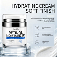 Crème de nuit anti-âge au rétinol avec acide hyaluronique, vitamine E et thé vert, hydratant anti-rides pour le visage, étiquette privée OEM, 50 ml