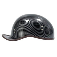 Nuevo Casco Retro de Motocicleta Estilo Ducktail, ABS, Certificado DOT/3C, Ligero, Transpirable, para Verano, Estilo Vintage, para Scooter