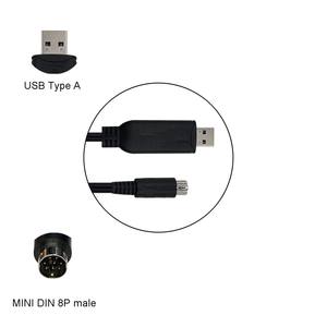 Cable de Programación USB RS422 para PLC Mitsubishi Serie FX3U/FX, 4.9 Pies, Certificado CE, Carga Rápida, para Impresora y Escáner de Código de Barras - Product Image 4