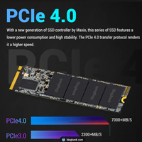 SSD Baru Kingbank KP260 PLUS M.2 NVMe PCIe 4.0 X4 Internal Solid State Drive 2280 untuk Laptop Desktop Tersedia