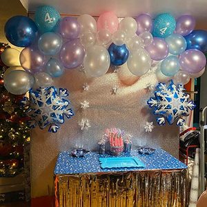 Congelato Fiocco <span class=keywords><strong>di</strong></span> Neve Forniture Festa <span class=keywords><strong>di</strong></span> Compleanno per le Ragazze Elsa <span class=keywords><strong>Anna</strong></span> Decorazioni della Festa <span class=keywords><strong>di</strong></span> Compleanno Set - Product Image 4