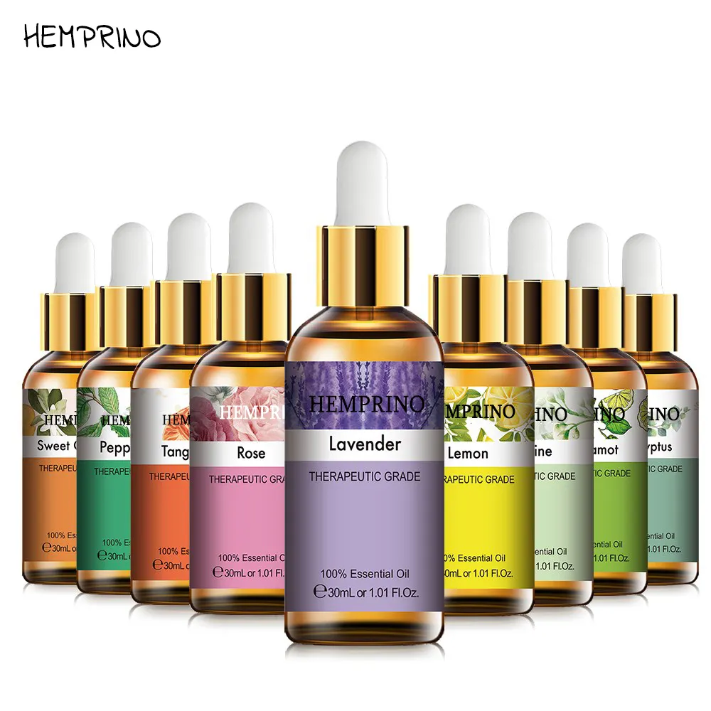 Private label 100% Pure Essential Oils for diffuser, humidifier, massage, aromatherapy, skin & hair care