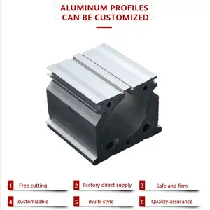 Aluminum Alloy Profile U Shape Aluminum Profiles Table Round Aluminum Profile For Fasteners And Fittings