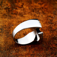 SS8-620R acier soldat vintage nordique viking conception anneau de croix nordique homme en acier inoxydable doigt bijoux