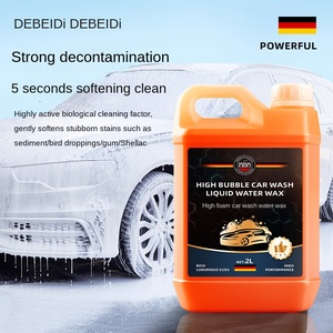 Shampoo per Auto Citrus ad Alta Schiuma 2L, <span class=keywords><strong>Cera</strong></span> Liquida al Profumo di Limone, Senza Risciacquo, Diluizione 1:10, Detergente Senza Strofinio per Auto Nere/Bianche - Product Image 4