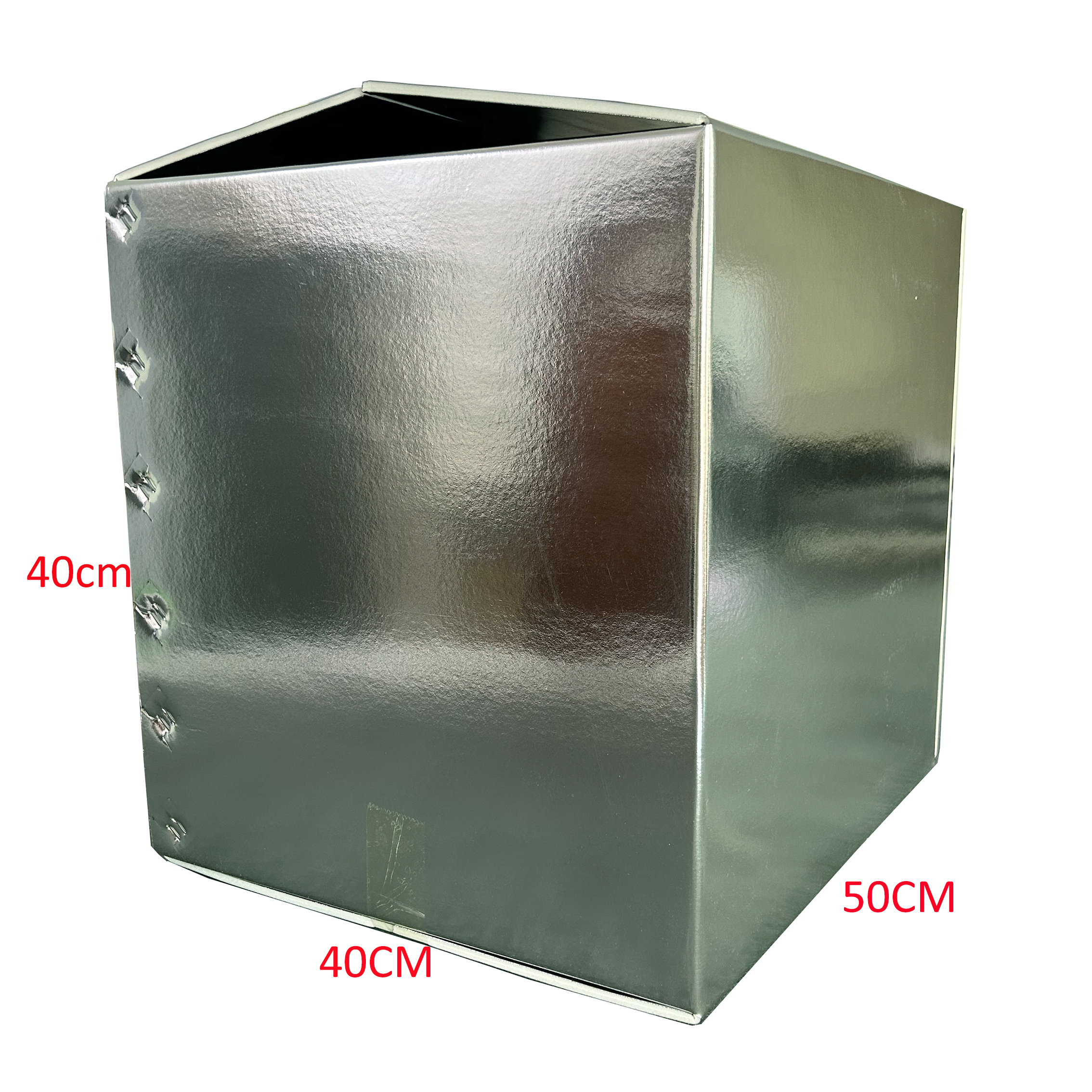 Customized 5.8mm Insulated Shipping Carton Aluminum Foil UV Coating Liner Kraft Paper Frozen Food Box Embossing For Vegetables