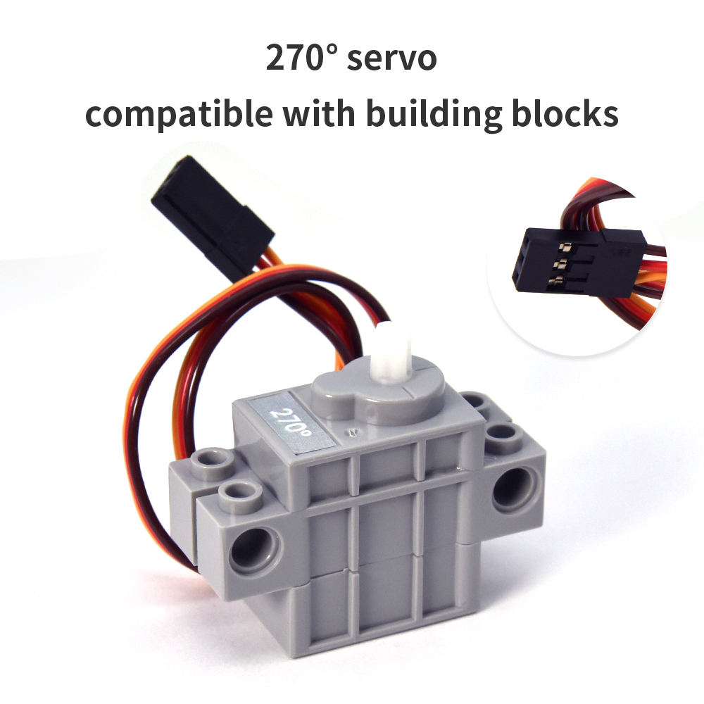 Sparkleiot 360 ° 2 kg Servo Programable Mini Geekservo Servo Eje de Salida Dual para Micro: bit Raspberry Pi (2/4 Piezas) (Servo Gris (2 Piezas Sparkleiot 360 ° 2 kg Servo Programable Mini Geekservo Servo Eje de Salida Dual para Micro: bit Raspberry Pi (2/4 Piezas) (Servo Gris (2 Piezas