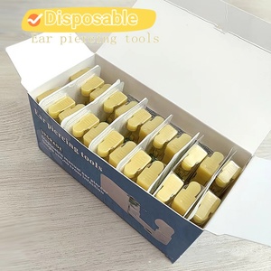 Pistola Perforadora de Orejas Desechable Gaby de Acero Inoxidable y ABS, Herramienta Segura y Estéril para Bodas, Compromisos y Fiestas, Diseño Vintage - Product Image 5