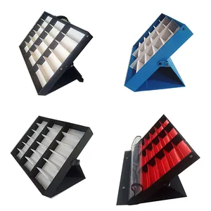 18 Slot Sunglasses display case storage glasses stand display box with dust cover