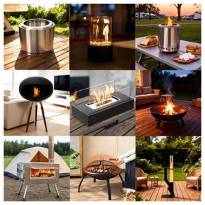 <span class=keywords><strong>Cheminée</strong></span> à alcool de table, mini foyer portable au <span class=keywords><strong>bioéthanol</strong></span>, flamme réelle, utilisation intérieure et extérieure pour la maison, le camping, le balcon, vente en gros - Product Image 5