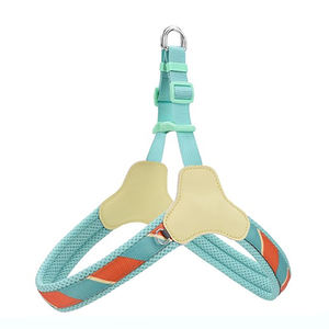 Henshine 2025 Popular hecho en fábrica colorido ligero cómodo Nylon poliéster cuero sin tirar arnés para perros - Product Image 1