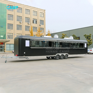 Conteneur Remorque Food Truck 40 Pieds avec Cuisine Complè<span class=keywords><strong>te</strong></span>, Chariot Alimentaire Mobile, Restaurant, Bar Mobile, Remorque à Pizza et BBQ - Product Image 3