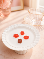 Bonbons gélifiés à la fraise en forme de fraise, translucides, moelleux, cadeau de fête, vente en gros
