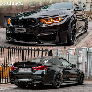 ชุดดัดแปลงกระจังหน้าสำหรับ M4 F82สไตล์คาร์บอนไฟเบอร์ตัวกระจายด้านหลังกระโปรงข้างสปอยเลอร์กระจังหน้า - Product Image 5