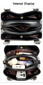 Nouveau sac bandoulière tendance grande capacité en cuir PU souple pour femme, sac à main de luxe de créateur - Product Image 5