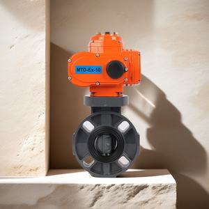 صمام مشغل معالجة المياه بمحركات UPVC 380AC مقاوم للانفجار مزود بمحرك للغاز - Product Image 1