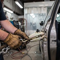Kit d'outils de réparation de carrosserie automobile – Pince de redressement de châssis métallique, pince de traction pour tôles, équipement double usage