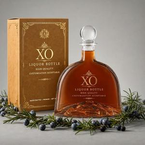 Bouteilles en <span class=keywords><strong>verre</strong></span> cristallin transparent <span class=keywords><strong>de</strong></span> haute qualité pour Tequila, Brandy, <span class=keywords><strong>Whisky</strong></span>, Vin, 700 ml, vides, avec bouchon en liège, logo/couleur personnalisés - Product Image 5
