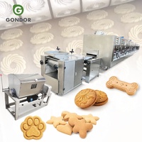 Machine à gaufres et biscuits en forme de noix, ligne de production et d'emballage de biscuits à l'avoine