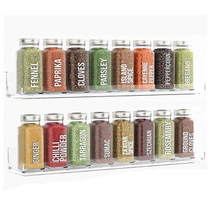 Custom Made Clear <strong>Wall</strong> Shelf Acrylic <strong>Display</strong> Shelving <strong>Unit</strong> with Open Shelf Ends - Product Image 4