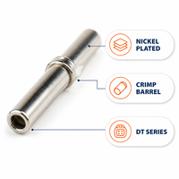 Terminal à sertir industriel en cuivre BAXIN de haute qualité, 16AWG, nickelé, série DT, connecteur modèle 0462-201-16141