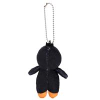 Porte-clés pendentif mini pingouin mignon en peluche, petit animal en peluche, jouet en peluche, breloque de sac personnalisable avec logo, cadeau