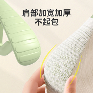 Wide Shoulder Non-Slip Clothes Hanger Thickened Plastic Traceless Multi-Functional Storage Coat Hanger For Home Use - Product Image 2
