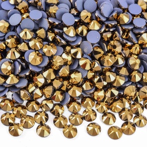 OLeeya 2088 Strass Premium à Dos Plat Thermocollants, Cristaux Métalliques Décoratifs, Pierres Diamantées pour Chaussures, Sacs et Vêtements - Product Image 2