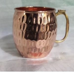Haute vente plaqué or bière tasse cuivre métal bière tasse plage haut de gamme Cocktail moscou Mule cuivre tasse - Product Image 6