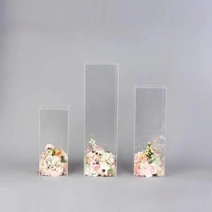 Accessoires de mariage, support à gâteau en acrylique transparent de type séparé, support à fleurs, décoration de fête à domicile, bouquet, événements festifs, décoration de scène - Product Image 6