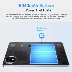 2025 el más nuevo Ulefone <span class=keywords><strong>Tab</strong></span> <span class=keywords><strong>A10</strong></span> Pro Kids Tablet PC, 6GB + 128GB 8,68 pulgadas Android 15 Octa Core 4G Tablet - Product Image 5