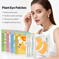 2025 Personnalisé Anti-Poches Cernes Or Masque Pour Les Yeux Anti-Rides Hydrogel Collagène Sous Les Yeux Patchs Gel