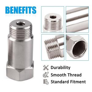 Độ chính xác cao M18 * 1.5 Bạc oxy cảm biến kết nối mở rộng CNC gia công broached lọc bền động cơ ô tô vít - Product Image 3