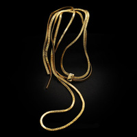 Collier classique en cuivre à maillons, bijoux fins polyvalents, colliers en forme de Y, accessoires de mode tendance en 2026 ALN26030057