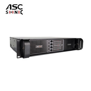 מגבר הספק סטריאו ASCSONIC AT6000Q בעל 4 ערוצים, 4 אוהם, מתכת, High-End, 4x1600W RMS, עם אחריות לשנתיים - Product Image 3